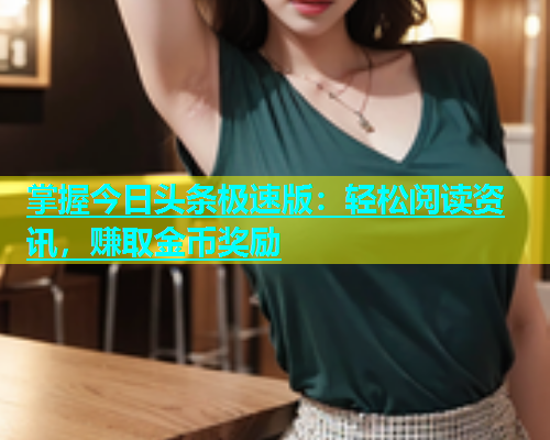 掌握今日头条极速版：轻松阅读资讯，赚取金币奖励  第1张