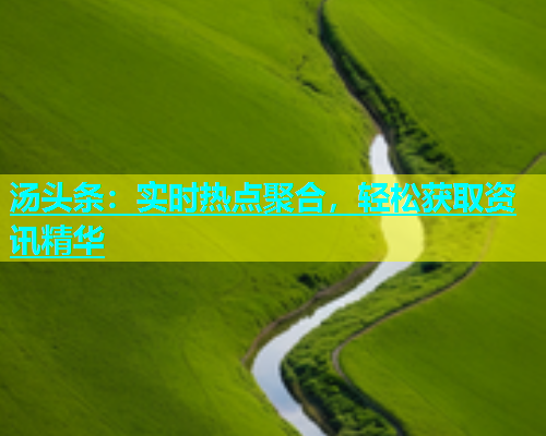 汤头条：实时热点聚合，轻松获取资讯精华  第1张