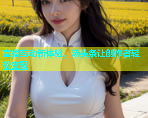 直播互动新体验，汤头条让创作者轻松变现  第1张