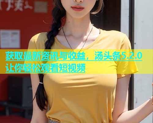 获取最新资讯与收益，汤头条5.2.0让你轻松观看短视频