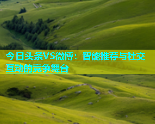 今日头条VS微博：智能推荐与社交互动的竞争舞台  第1张